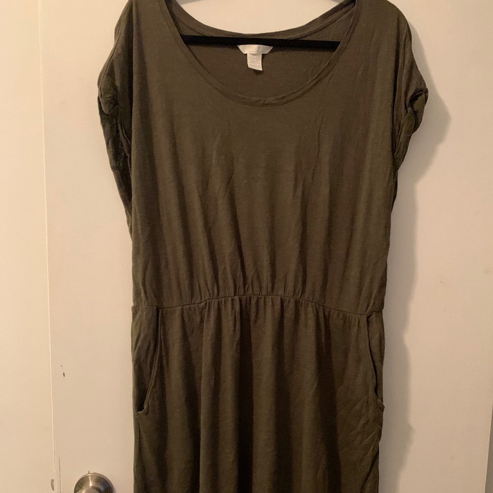 Green T-Shirt Dress